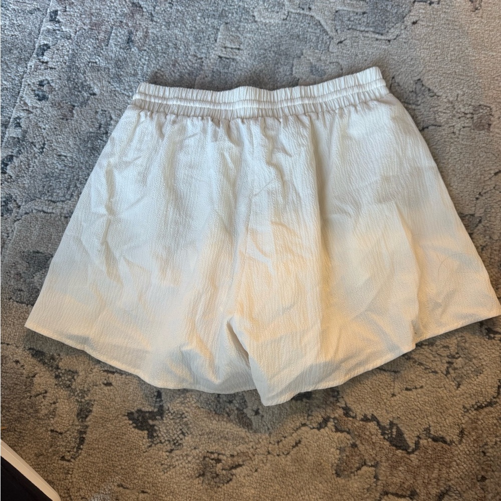 Women's Athletic Cream Shorts
